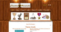 Desktop Screenshot of customawardsli.com