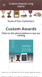 Mobile Screenshot of customawardsli.com